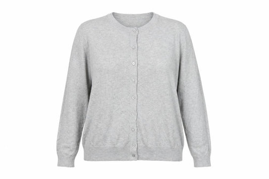 Marks & Spencer Women Grey Size 18 Fine Knit Button Cardigan