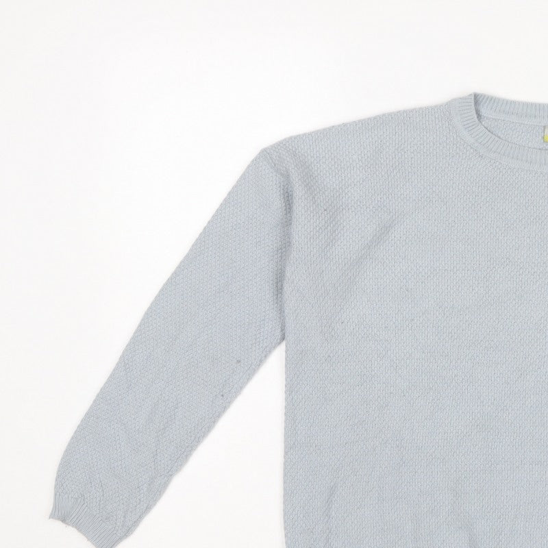 Hobbs NW3 Women’s Light Blue UK 8 Crew Neck Knit Pullover Jumper