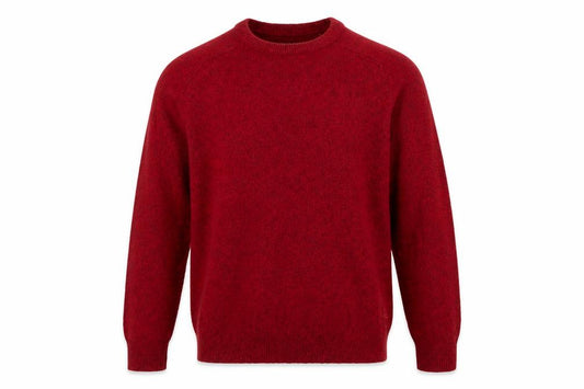 Jack Wills Men's Red Small Merino Wool Crew Neck Pullover Jumper