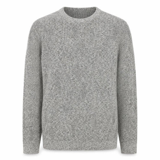 Topman Men’s Grey Cable Knit Crew Neck Pullover Jumper Size L