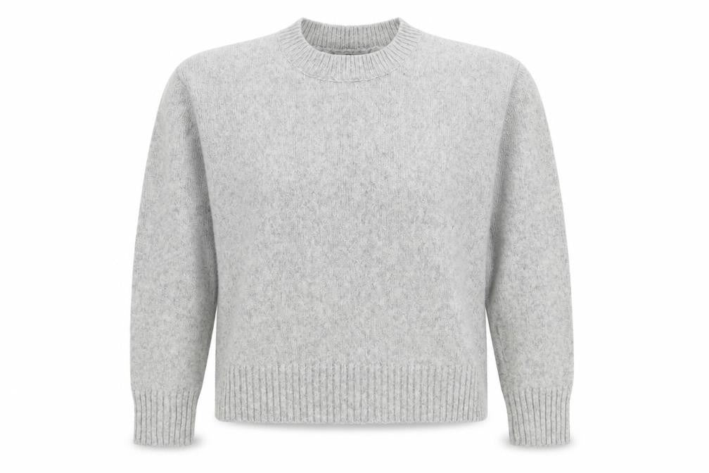 New Look Women’s Grey S Crew Neck Knit Pullover Jumper
