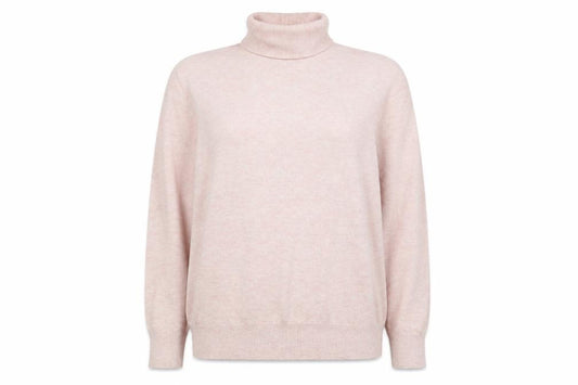 Marks and Spencer Women Pink L Roll Neck Knit Jumper Long Sleeve