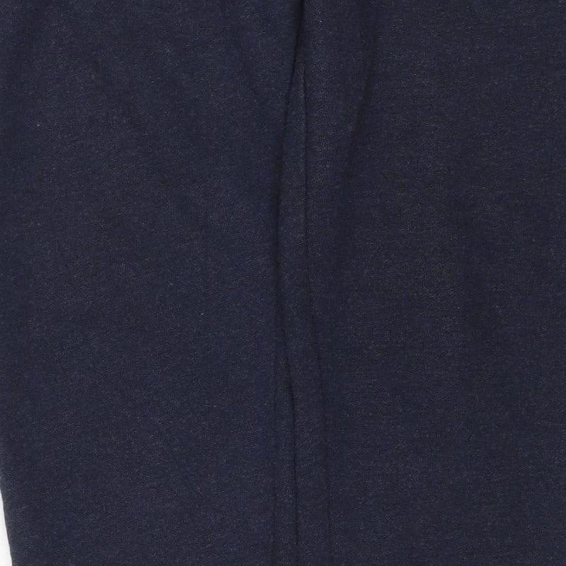 Next Men’s Navy Blue Small Regular Jogger Sweatpants Zip Pockets