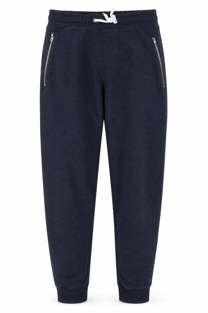 Next Men’s Navy Blue Small Regular Jogger Sweatpants Zip Pockets