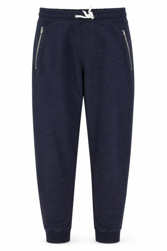Next Men’s Navy Blue Small Regular Jogger Sweatpants Zip Pockets