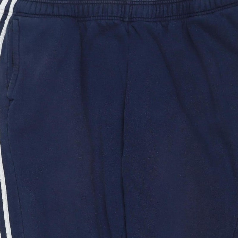 adidas Men Blue 2XL Three Stripe Drawstring Track Pants Joggers