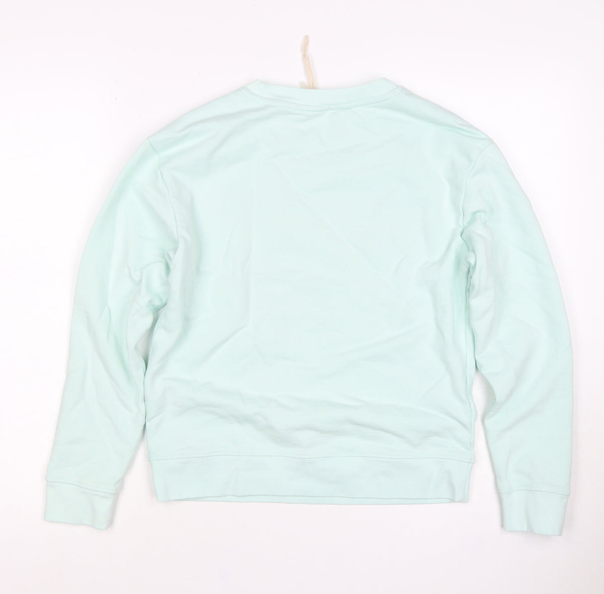 Next Women’s Mint Green Sequin Stripe Crew Neck Sweatshirt Size S