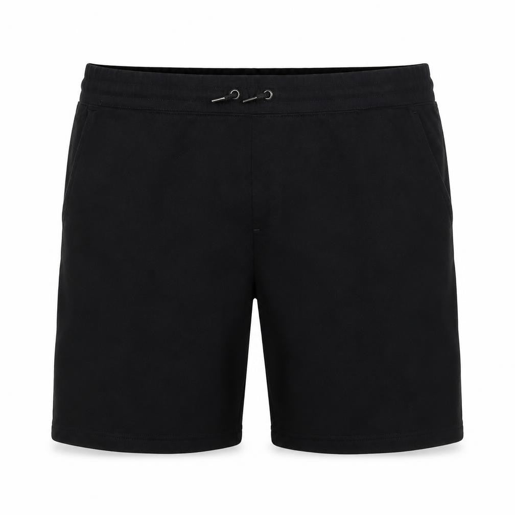 M&S Men’s Black 2XL Regular Fit Drawstring Sweat Shorts