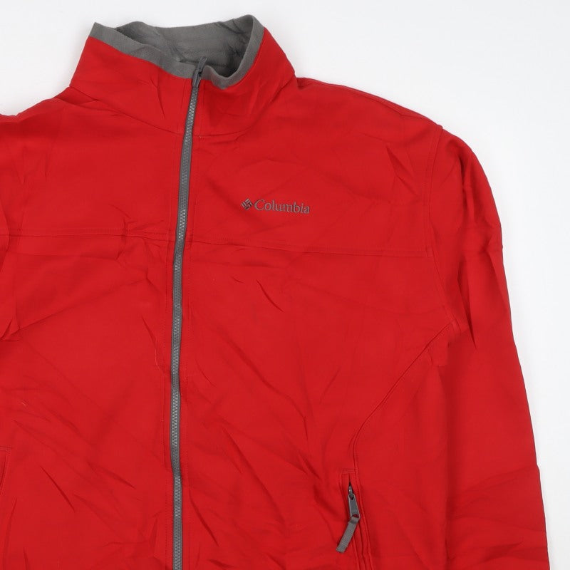 Columbia Men’s Red XL Omni-Shield Softshell Full Zip Outdoor Jacket