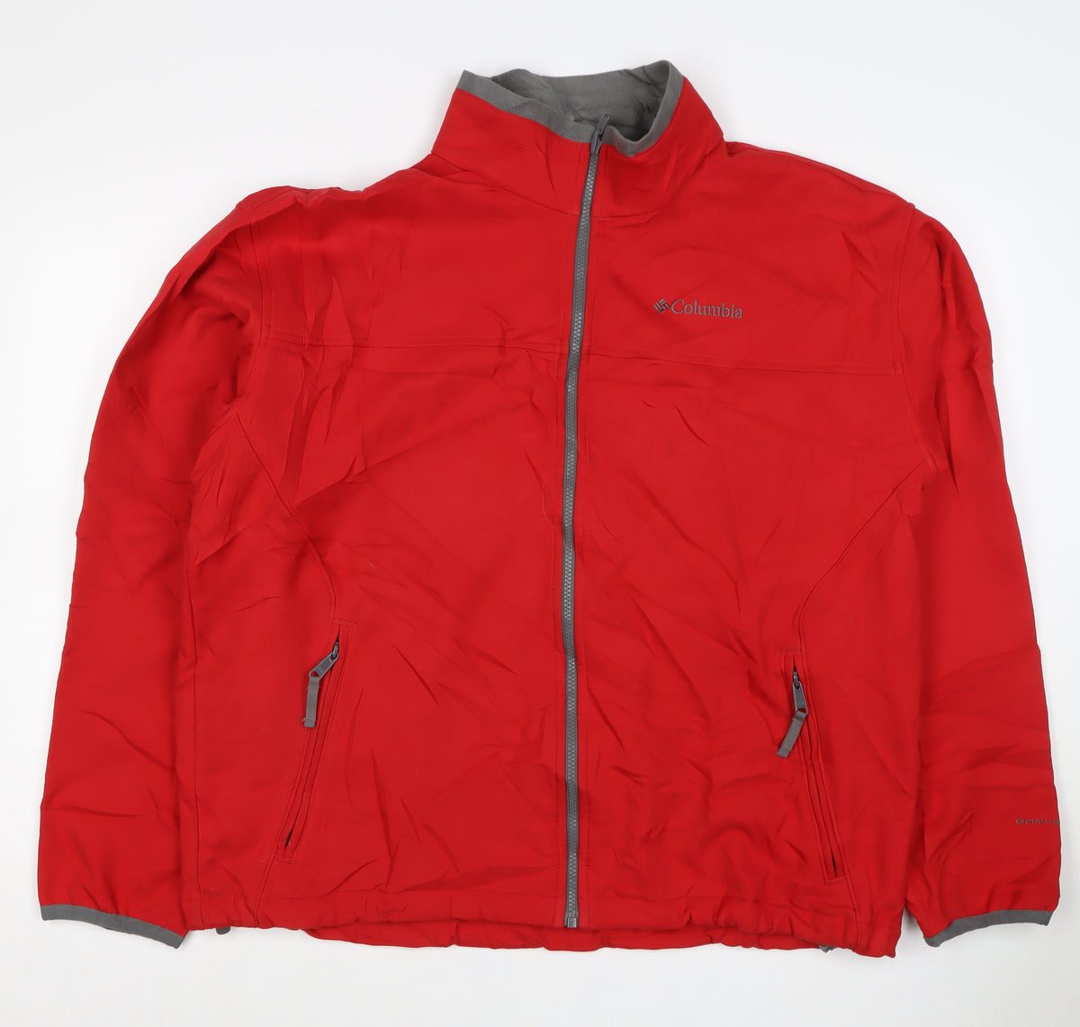 Columbia Men’s Red XL Omni-Shield Softshell Full Zip Outdoor Jacket