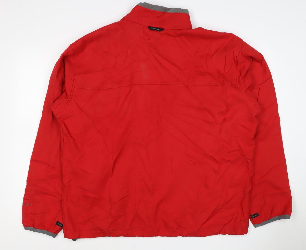 Columbia Men’s Red XL Omni-Shield Softshell Full Zip Outdoor Jacket
