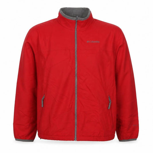 Columbia Men’s Red XL Omni-Shield Softshell Full Zip Outdoor Jacket