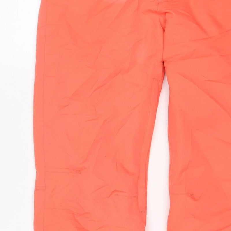 Roxy Women Orange XS Snow Pants Ski Trousers Regular Fit