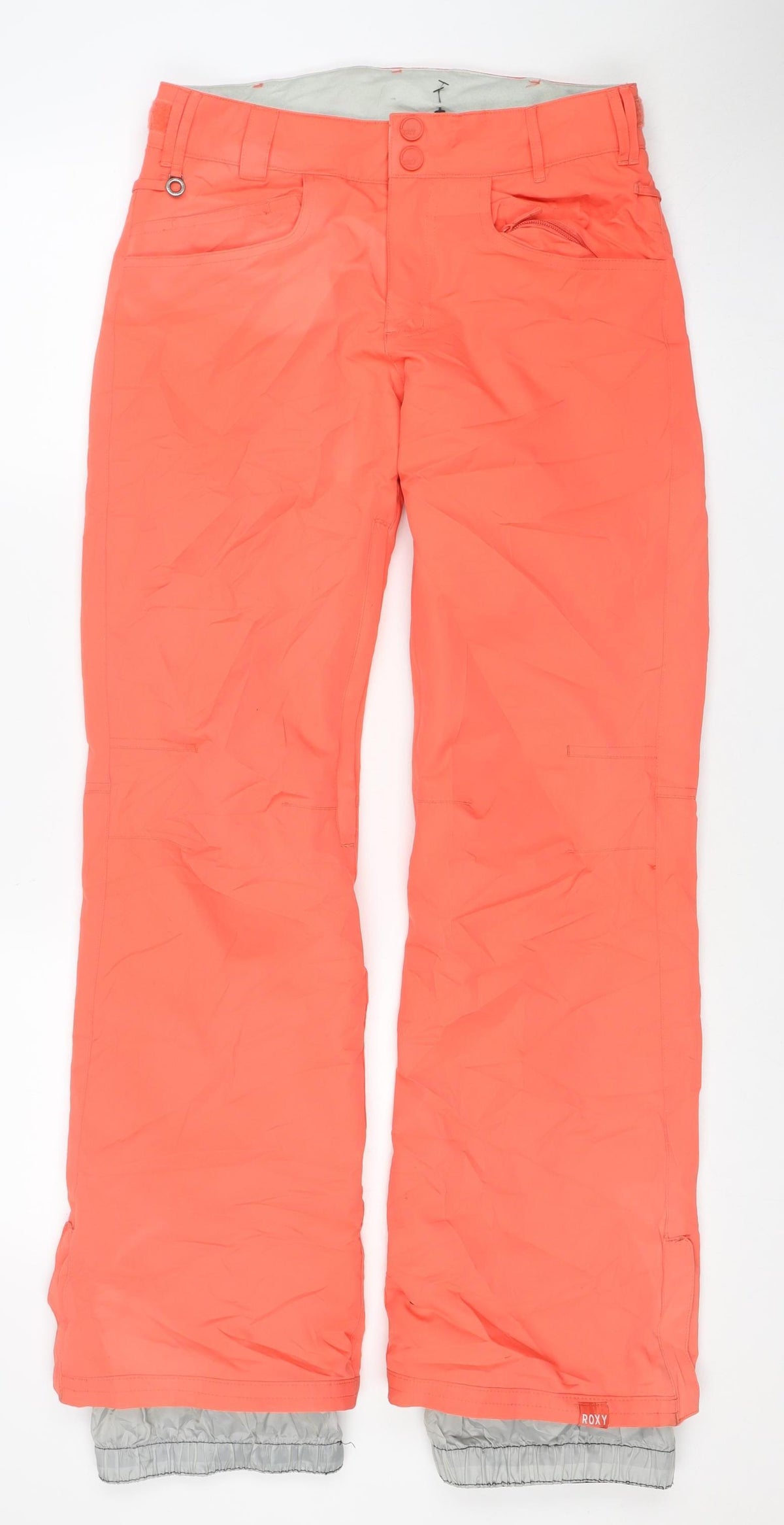 Roxy Women Orange XS Snow Pants Ski Trousers Regular Fit