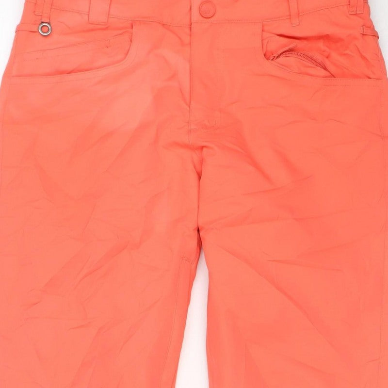 Roxy Women Orange XS Snow Pants Ski Trousers Regular Fit