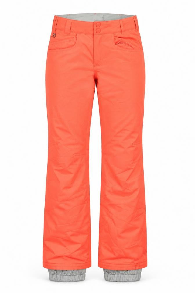 Roxy Women Orange XS Snow Pants Ski Trousers Regular Fit