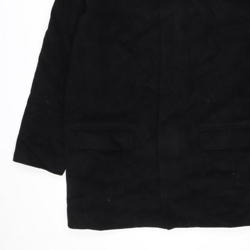 Eddie Bauer Women’s Black L Wool Cashmere Collared Jacket