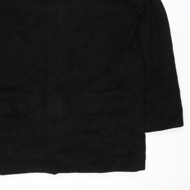 Eddie Bauer Women’s Black L Wool Cashmere Collared Jacket