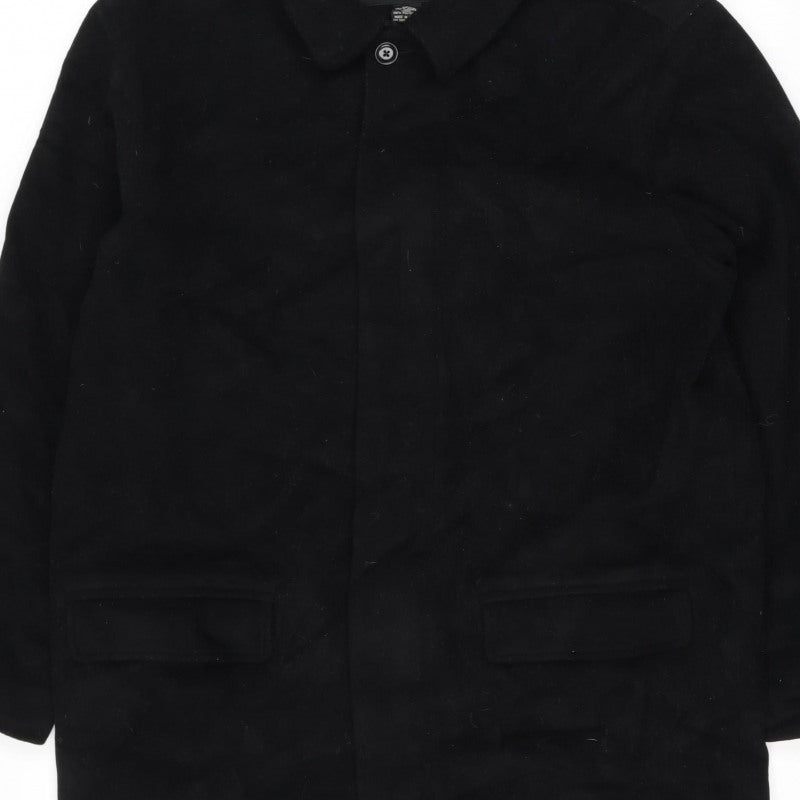 Eddie Bauer Women’s Black L Wool Cashmere Collared Jacket