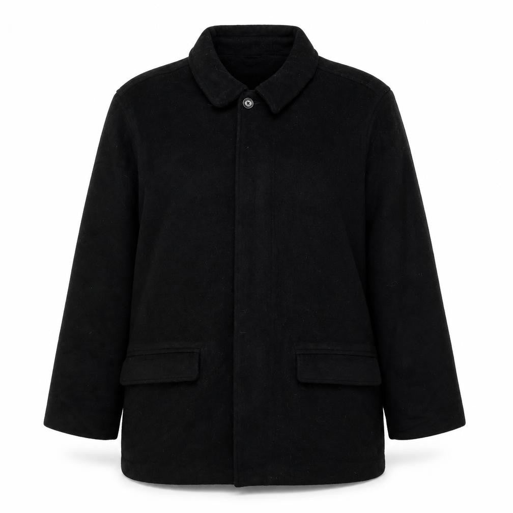 Eddie Bauer Women’s Black L Wool Cashmere Collared Jacket