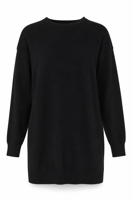 Vero Moda Women’s Black M Crew Neck Long Sleeve Knit Pullover Jumper