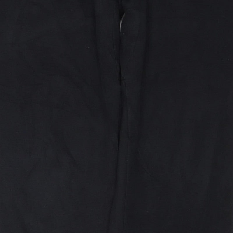 Nike Men’s Black L Fleece Jogger Sweatpants Drawstring Cuffed Logo