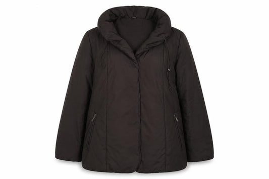 David Barry Women’s Black UK 12 Puffer Jacket Padded Zip Winter