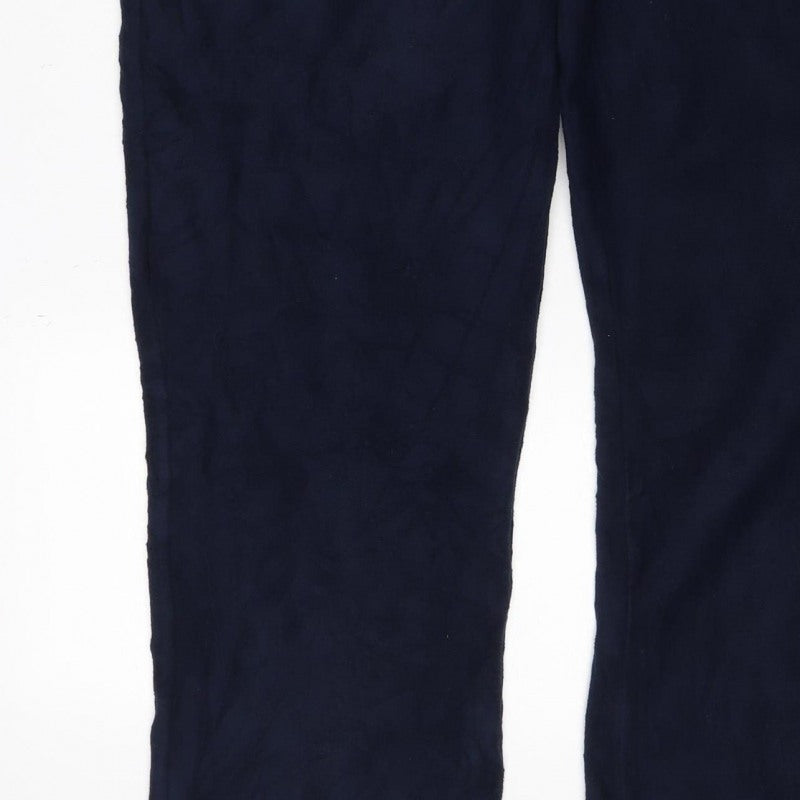 Marks and Spencer Men's Blue 2XL Short Track Pants Drawstring