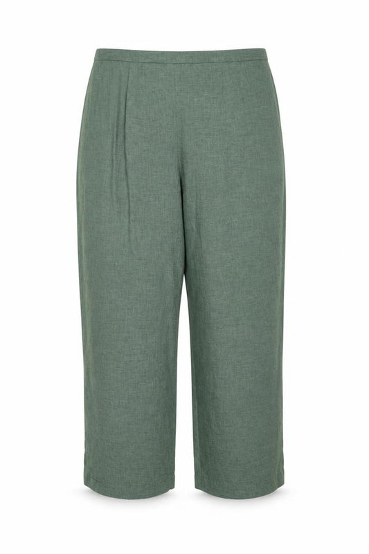 Eastex Women’s Green UK 18 Wide-Leg Polyester Trousers