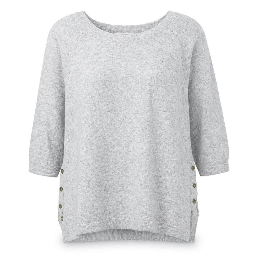 FatFace Women’s Grey Size 12 Button-Up Knit Long Sleeve Cardigan
