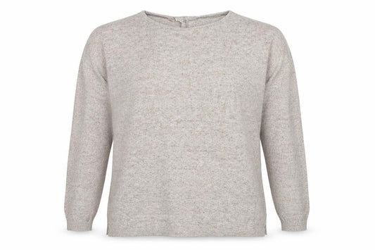 Fat Face Women’s Beige Size 12 Crew Neck Long Sleeve Knit Jumper