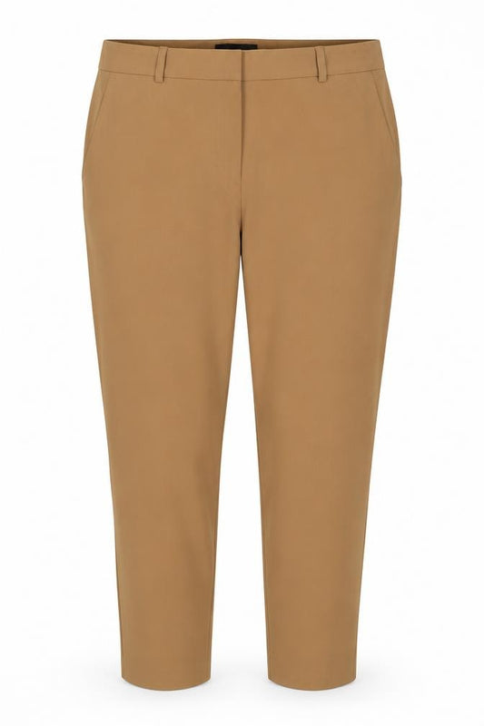 Dorothy Perkins Women Beige UK 14 Wide-Leg Stretch Trousers