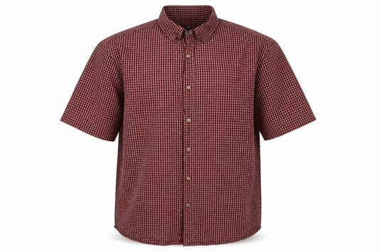 Marks & Spencer Blue Harbour Men’s Red Check Cotton Shirt L