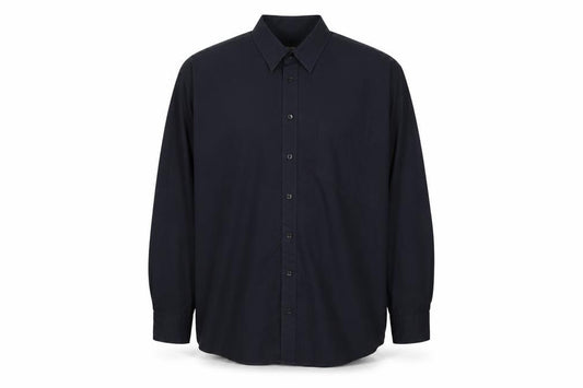 Fruit of the Loom Men's Black 3XL Classic Long Sleeve Button-Up Shirt