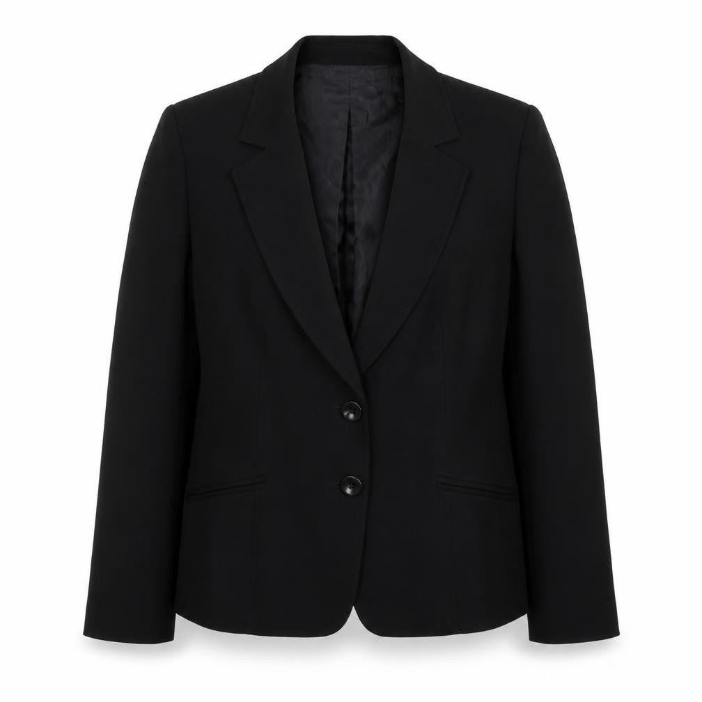 Talbots Women’s Black Petite UK 14 Tailored 2 Button Blazer