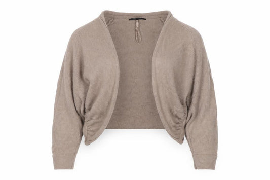 M&S Autograph Women’s Beige Cashmere Blend Shrug Cardigan UK 14