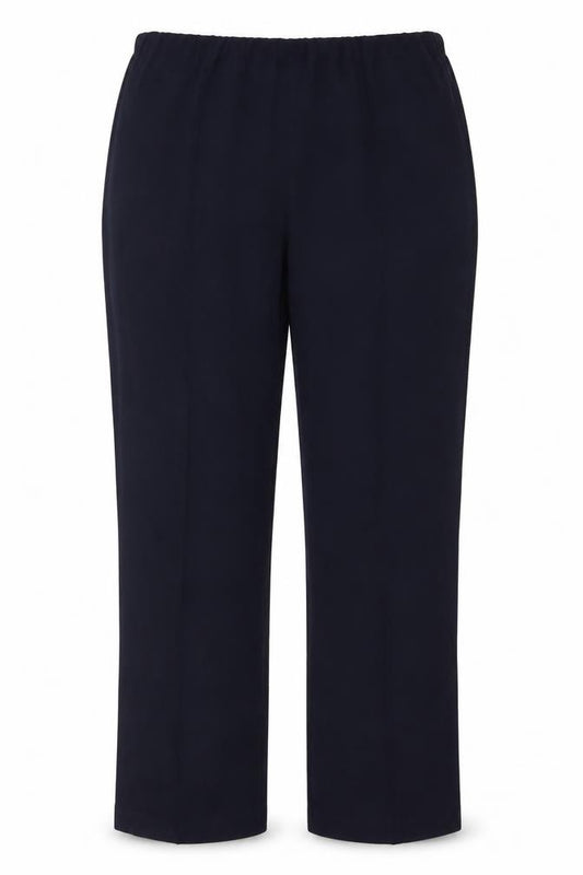 Isle Essentials Women Black Size 18 Wide-Leg Pull-On Trousers