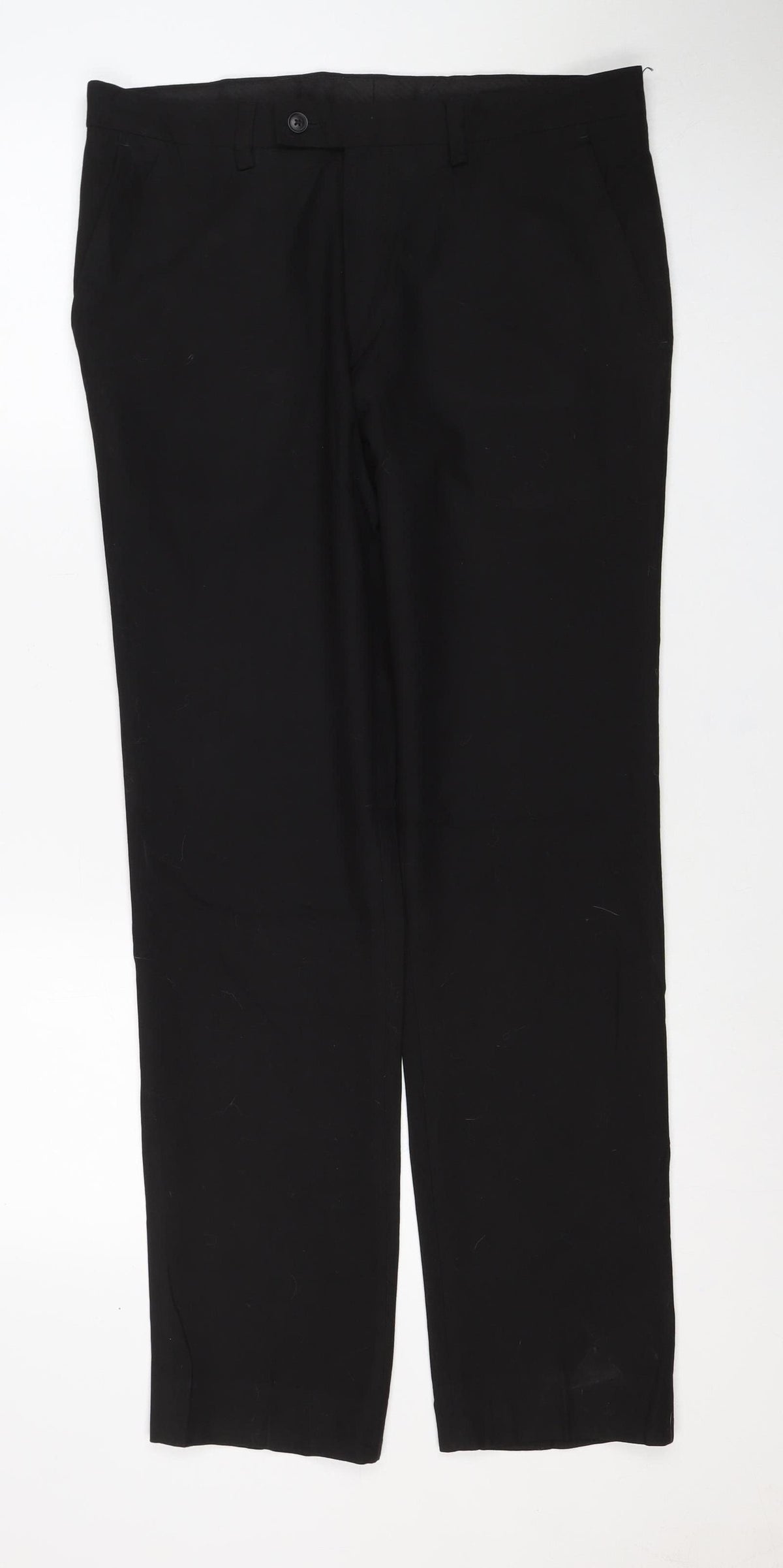 Next Women’s Black Size 32 Regular Straight Leg Tailored Trousers