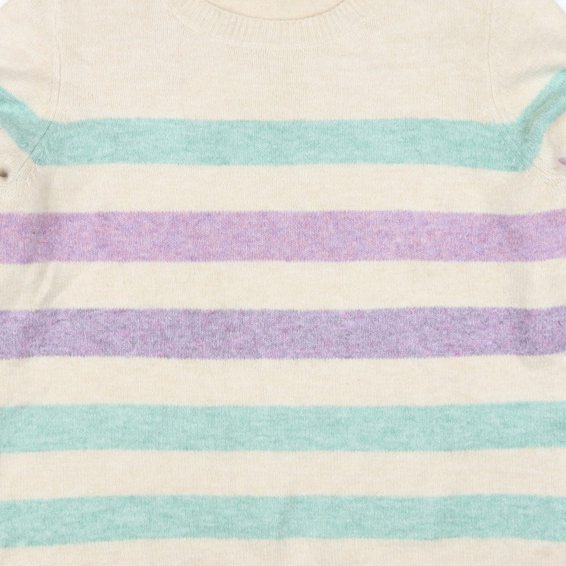 Bonmarché Women Multicoloured UK 20 Striped Knit Pullover Jumper