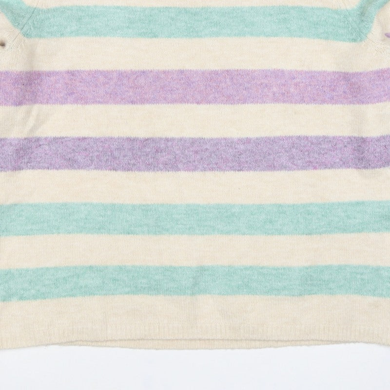 Bonmarché Women Multicoloured UK 20 Striped Knit Pullover Jumper