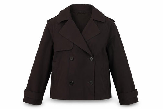 Marks and Spencer Women’s Brown UK 8 Double Breasted Trench Jacket