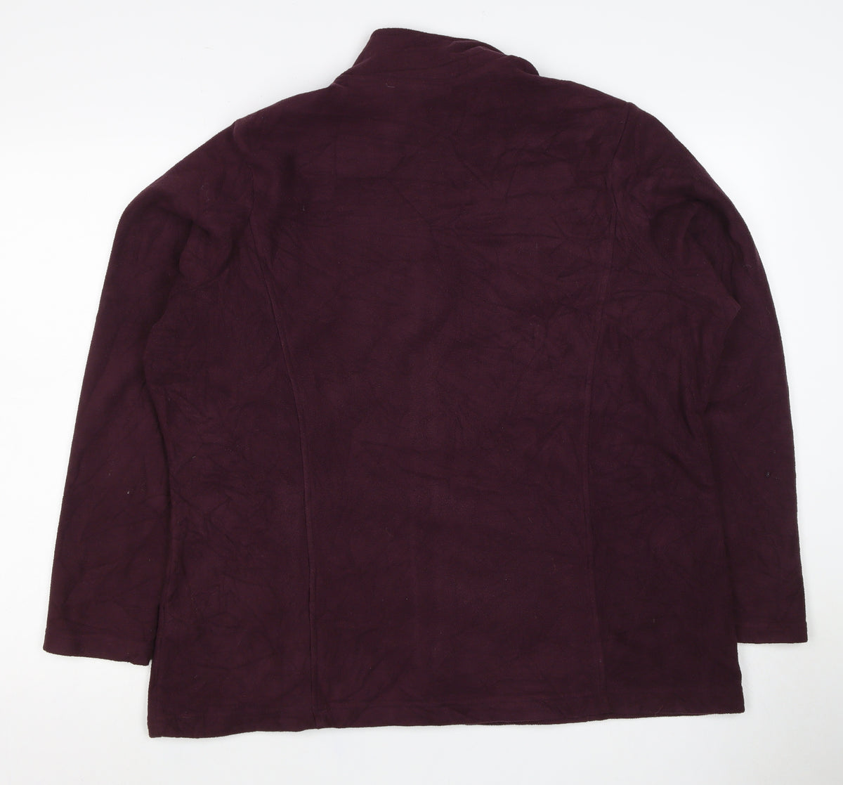 Marks & Spencer Women’s Purple Size 20 Fleece Full Zip Jacket