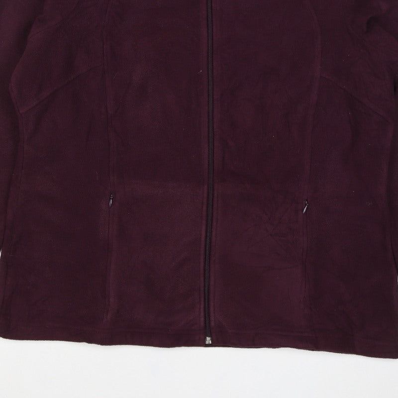 Marks & Spencer Women’s Purple Size 20 Fleece Full Zip Jacket