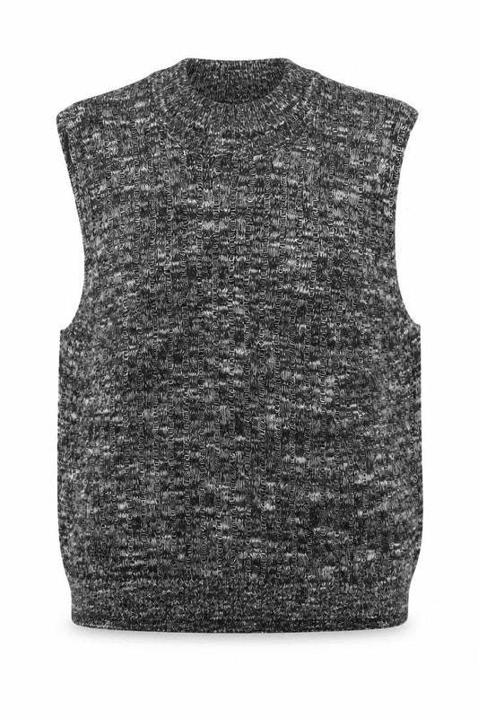 Divided Women Black XS Sleeveless Knit Tunic Tank Top Stretch