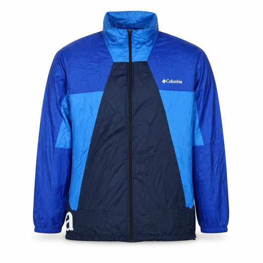 Columbia Men’s Blue L Lightweight Full Zip Windbreaker Jacket