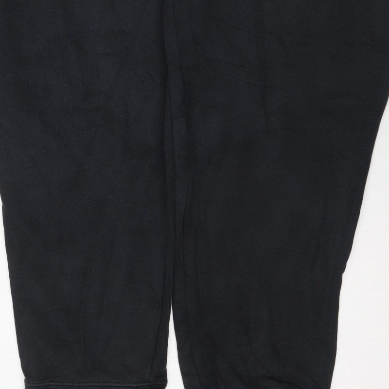 Nike Men’s Black L Jogger Sweatpants Elastic Waist Pockets