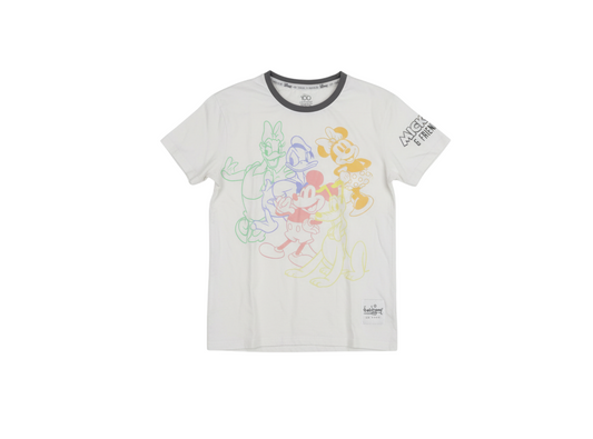 Disney Primark Girls White Mickey & Friends Graphic T-Shirt 11-12 Years