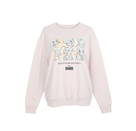 Disney Dumbo Pink Sweatshirt by George for Girls Size 8-10 Years
