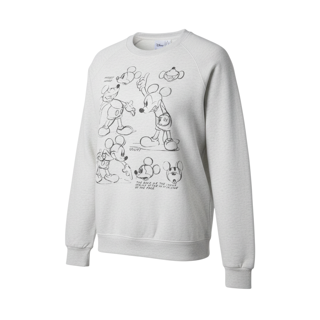 Disney x Primark Womens White Mickey Mouse Sketch Sweatshirt XL 18/20