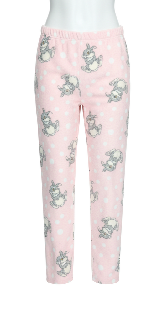 Preworn Womens Pink Polka Dot  Trousers  Size 36 in L37 in - Thumper Loungewear